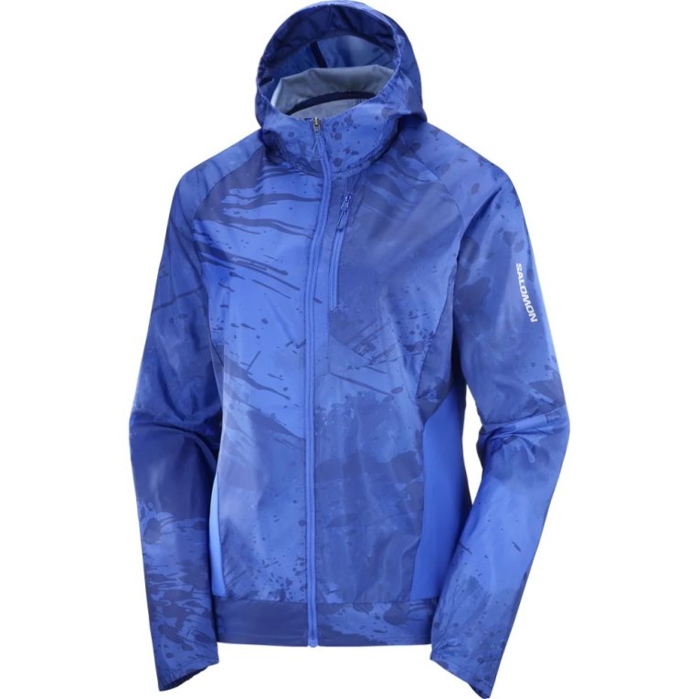 Salomon Bonatti Cross Wind Women's Shell Jackets Blue | CA 82H64